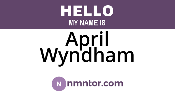 April Wyndham