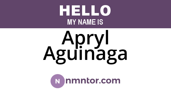 Apryl Aguinaga
