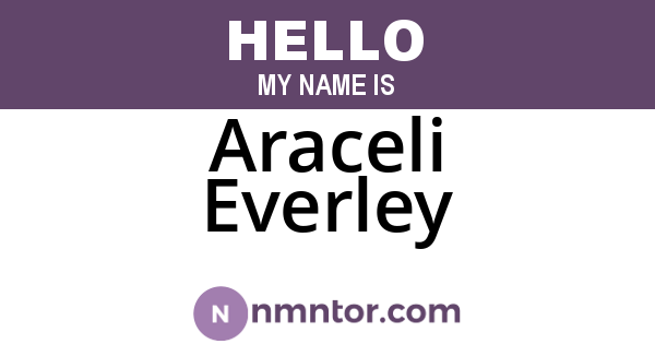 Araceli Everley