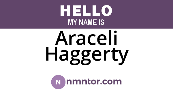 Araceli Haggerty