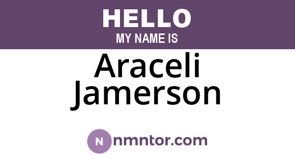 Araceli Jamerson