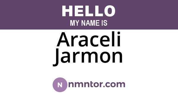 Araceli Jarmon