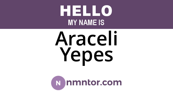 Araceli Yepes