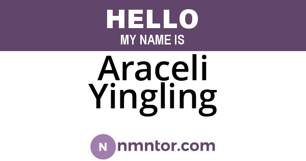 Araceli Yingling