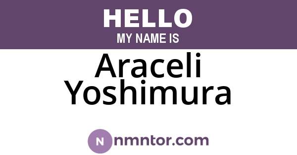 Araceli Yoshimura