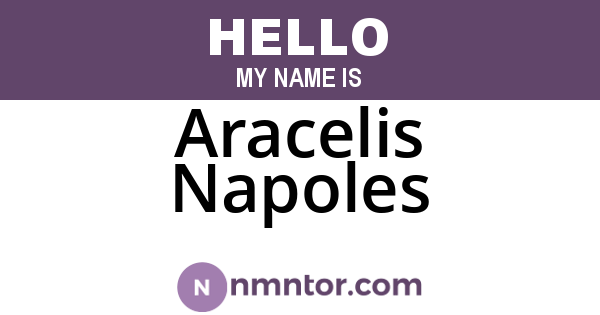 Aracelis Napoles