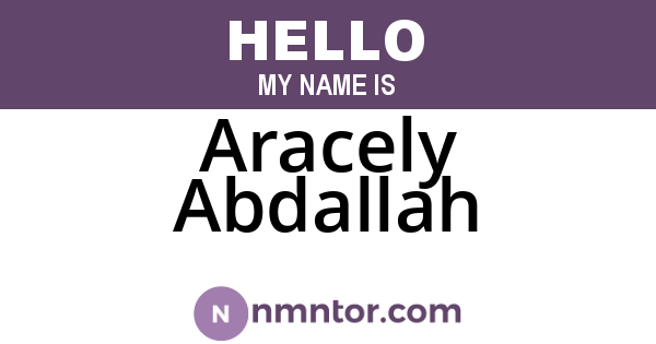 Aracely Abdallah