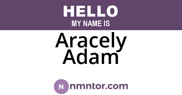 Aracely Adam