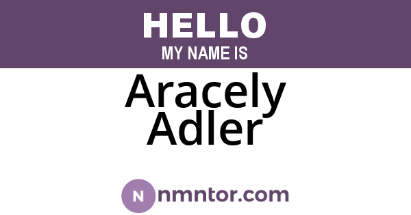 Aracely Adler