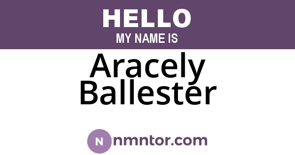 Aracely Ballester