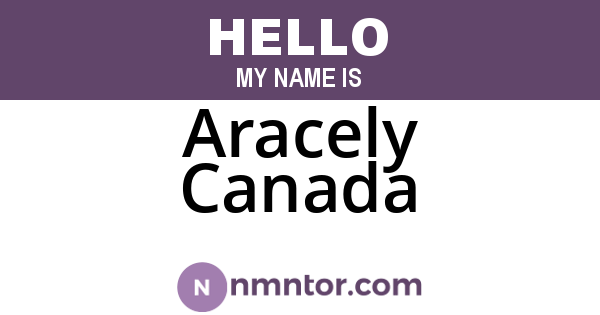 Aracely Canada
