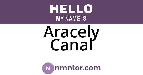 Aracely Canal