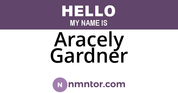 Aracely Gardner