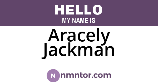 Aracely Jackman