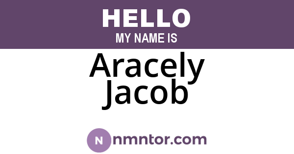 Aracely Jacob