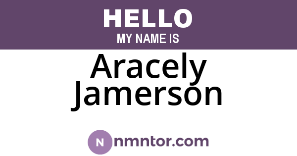 Aracely Jamerson
