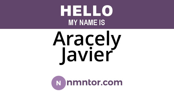 Aracely Javier