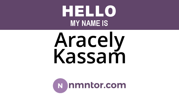 Aracely Kassam