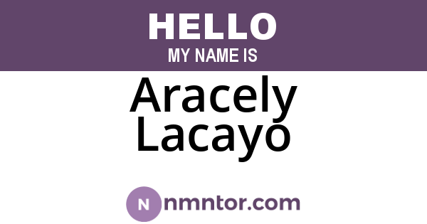 Aracely Lacayo