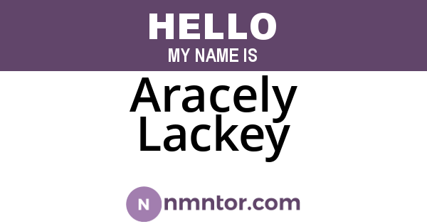 Aracely Lackey
