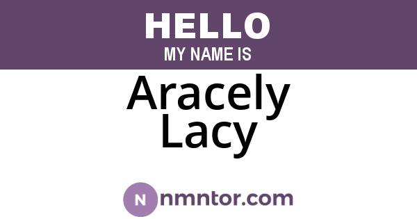Aracely Lacy