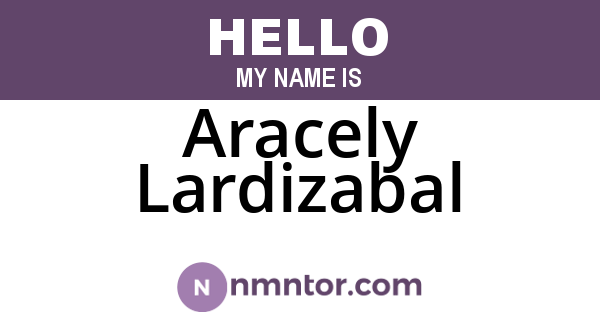 Aracely Lardizabal