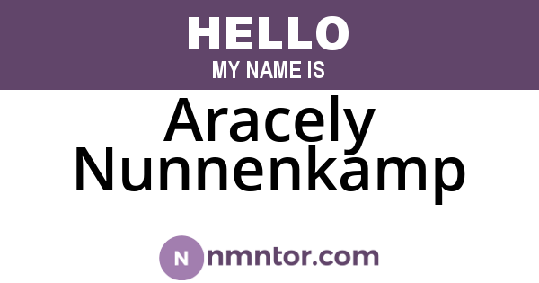 Aracely Nunnenkamp
