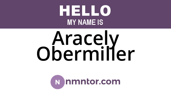 Aracely Obermiller