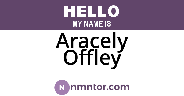 Aracely Offley