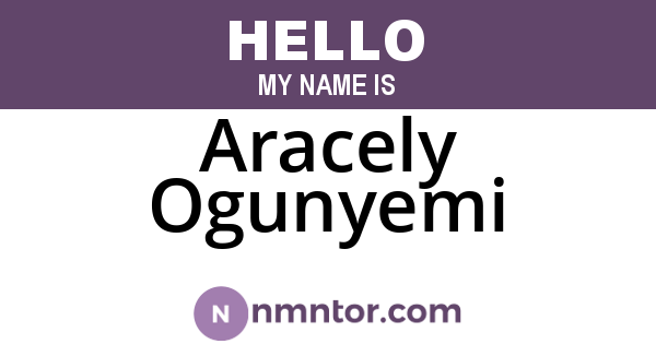 Aracely Ogunyemi