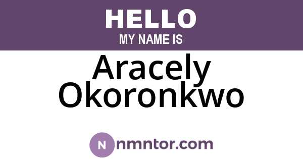 Aracely Okoronkwo