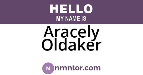 Aracely Oldaker
