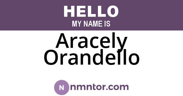 Aracely Orandello