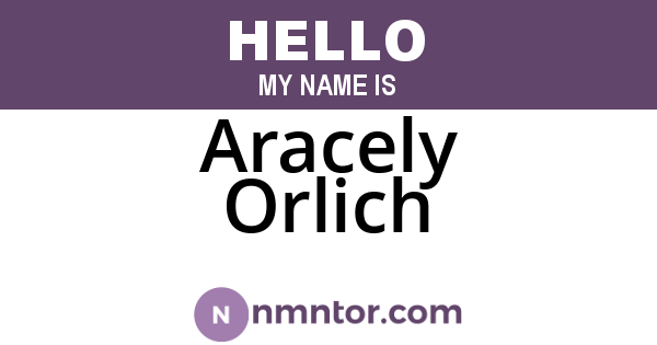 Aracely Orlich