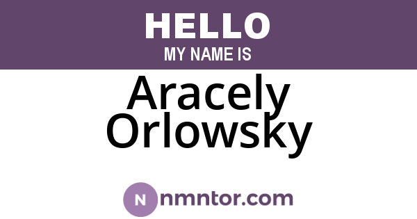 Aracely Orlowsky