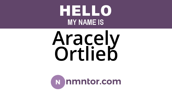 Aracely Ortlieb