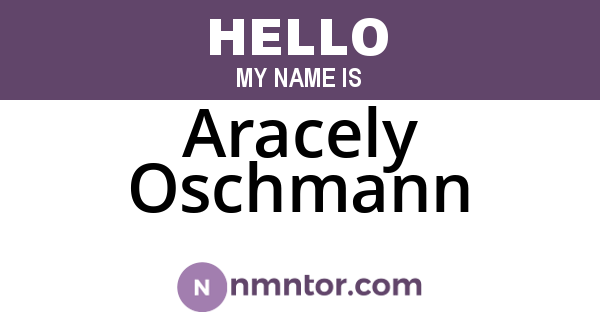Aracely Oschmann