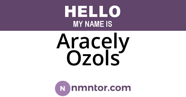Aracely Ozols