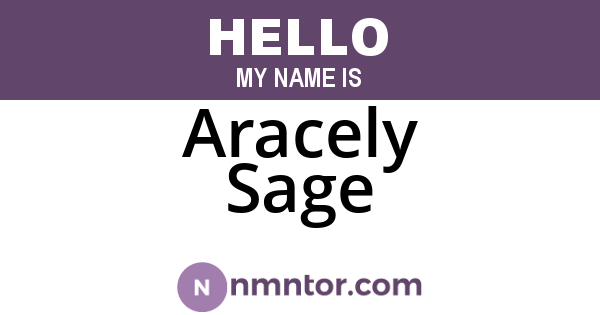 Aracely Sage