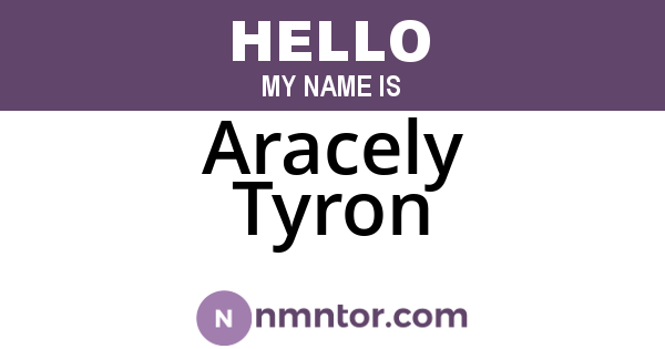 Aracely Tyron