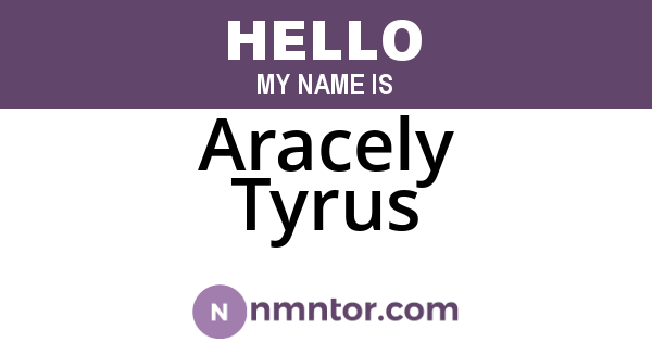 Aracely Tyrus