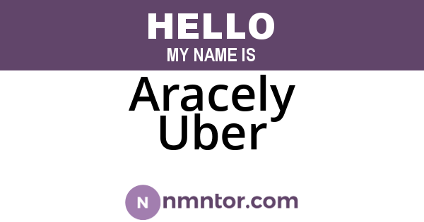 Aracely Uber
