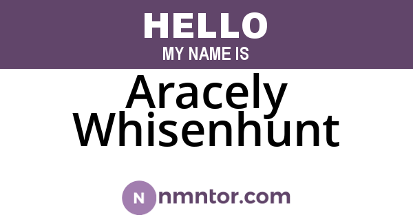 Aracely Whisenhunt