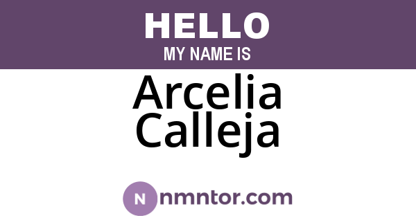 Arcelia Calleja