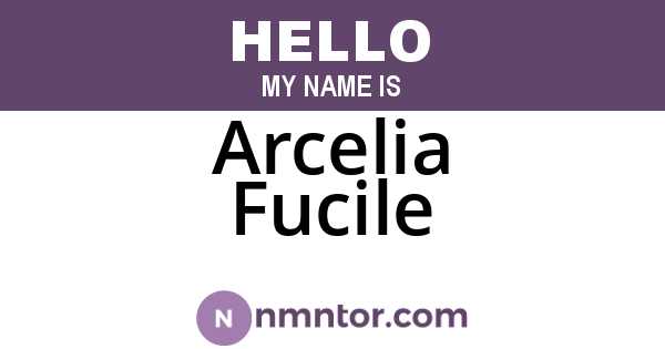 Arcelia Fucile