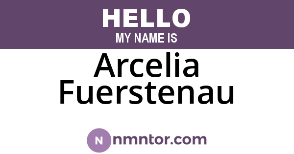 Arcelia Fuerstenau