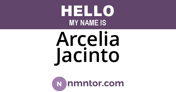 Arcelia Jacinto