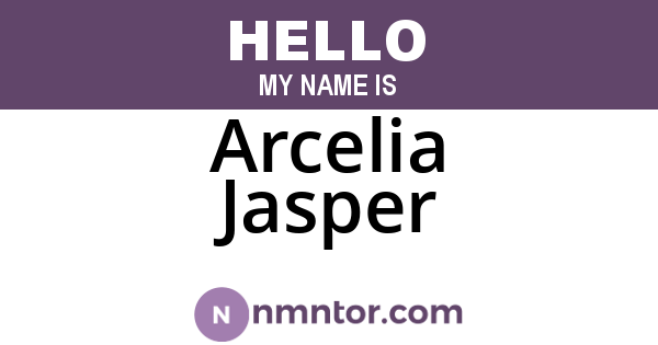 Arcelia Jasper