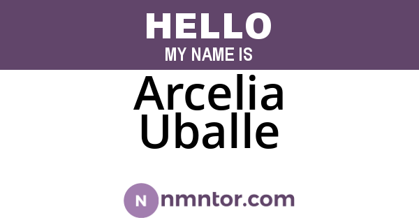 Arcelia Uballe