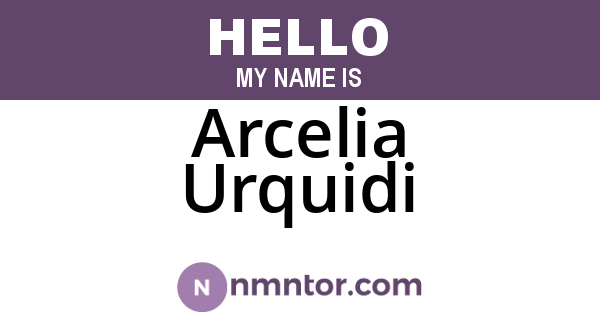Arcelia Urquidi